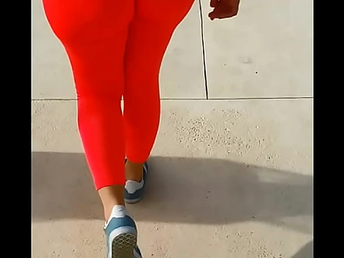 Woman in stretch pants